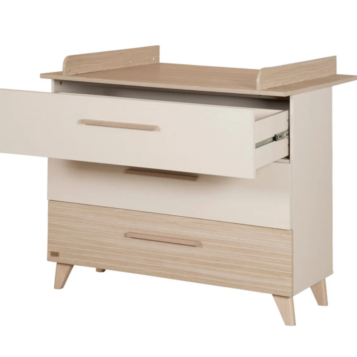 roba Wickelkommode 'Sidney' inkl. abnehmbarem Wickelaufsatz - Cashmere / Eichen Dekor - B-Ware sehr gut