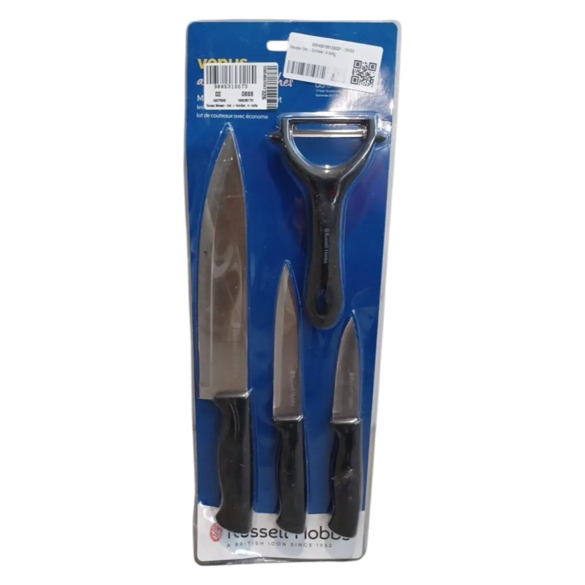RUSSELL HOBBS Messer-Set + Schäler, 4-teilig - B-Ware sehr gut