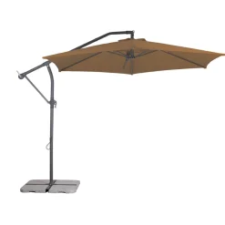 Schneider Ampelschirm »Palmera«, 6-teilig, 300 cm Durchmesser, UV-Schutz 80+, Schutzhülle (mocca) - B-Ware sehr gut