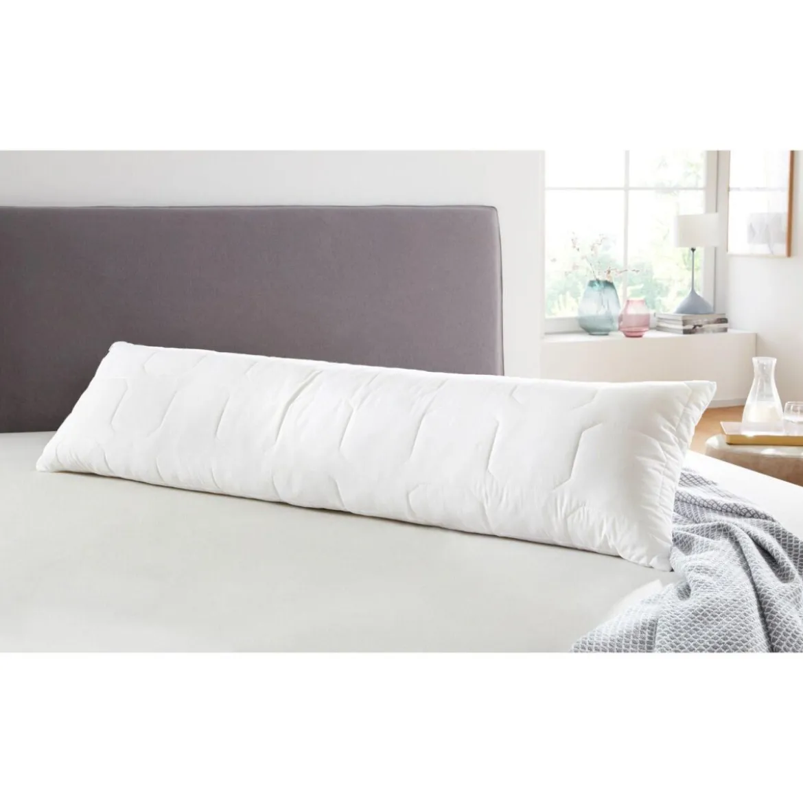 Seitenschläferkissen Stillkissen Basic 40 x145 cm BADENIA TRENDLINE - B-Ware sehr gut