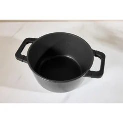 SILVERCREST® Aluguss-Kochtopf, Ø 24 cm, schwarz - B-Ware neuwertig
