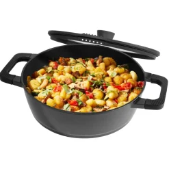 SILVERCREST® Aluguss-Servierpfanne, Ø 28 cm - B-Ware