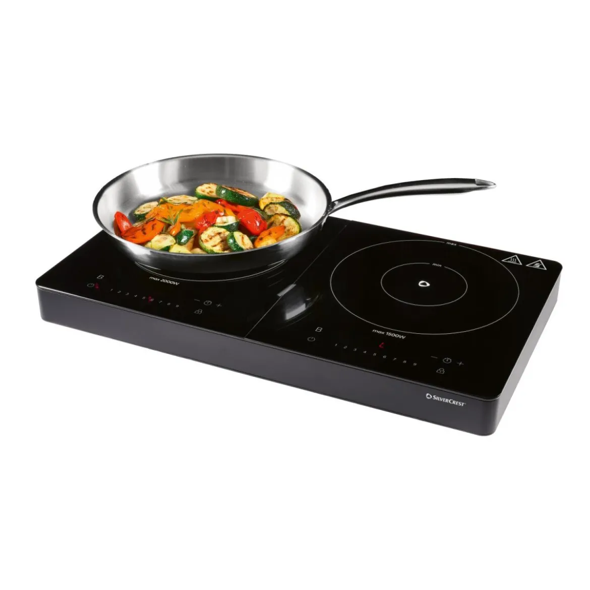 SILVERCREST® Doppelinduktionskochplatte 3500 SID F1 - B-Ware