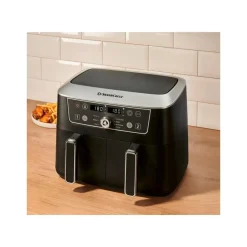 SILVERCREST® Doppelzonen-Heißluftfritteuse SHFDD 2600 C2 - B-Ware