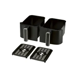 SILVERCREST® Doppelzonen-Heißluftfritteuse SHFDD 2600 C2 - B-Ware