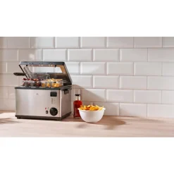 SILVERCREST® Edelstahl-Fritteuse SEF3 2000 C5 - B-Ware gut
