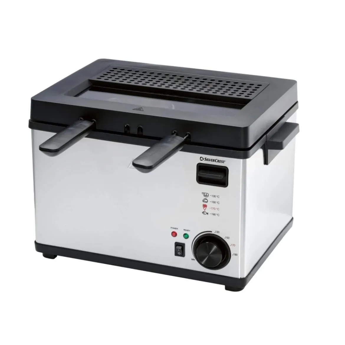 SILVERCREST® Edelstahl-Fritteuse SEF3 2000 C5 - B-Ware gut