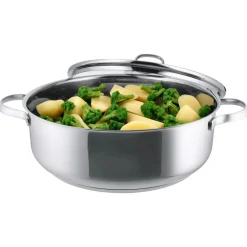 SILVERCREST® Edelstahl-Kasserolle, Ø 28 cm - B-Ware