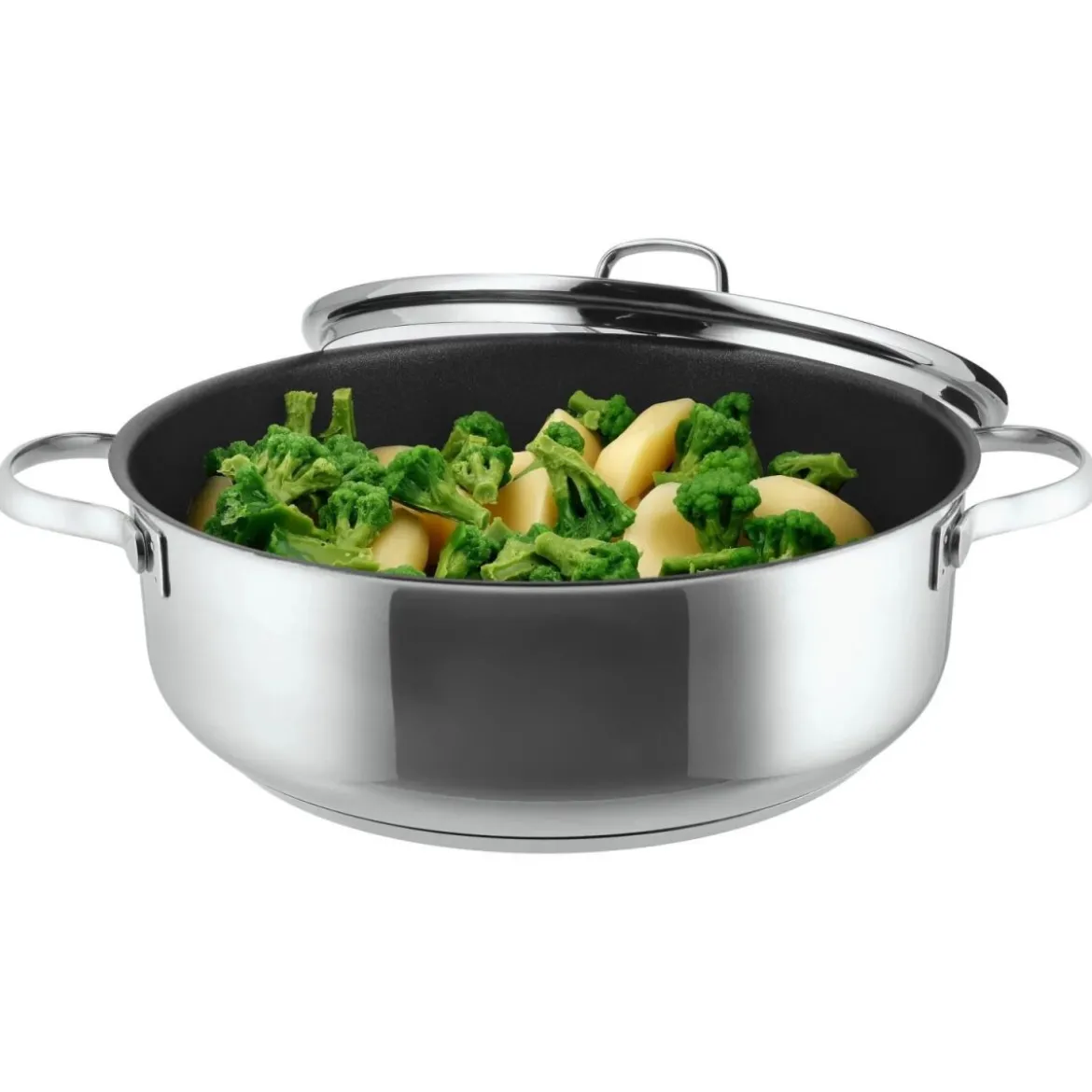 SILVERCREST® Edelstahl-Kasserolle, Ø 28 cm - B-Ware