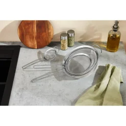 SILVERCREST® Edelstahl-Sieb-Set, 3 Stück - B-Ware neuwertig