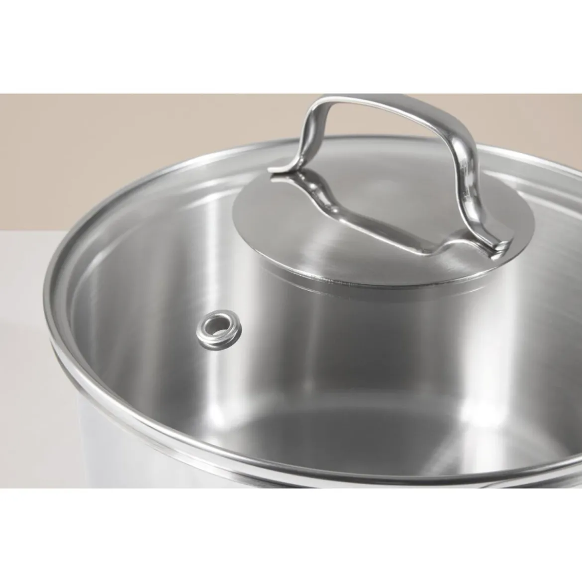 SILVERCREST® Edelstahl-Topf-Set, 10-teilig - B-Ware