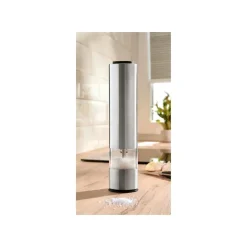 SILVERCREST® Elektrische Salz- oder Pfeffermühle »SSPM 6 B1« (Silber) - B-Ware sehr gut