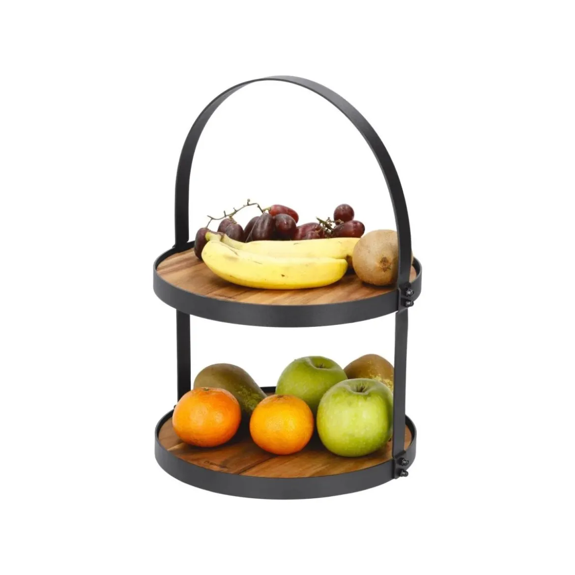 SILVERCREST® Etagere mit Akazienholz (Etagere Rund) - B-Ware sehr gut