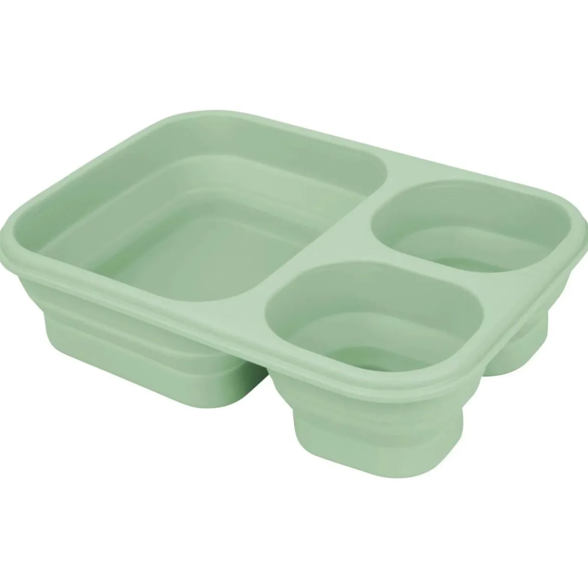 SILVERCREST® Faltbare Frischhaltedosen / Lunchbox, aus hitzebeständigem Silikon - B-Ware