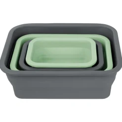 SILVERCREST® Faltbare Frischhaltedosen / Lunchbox, aus hitzebeständigem Silikon - B-Ware