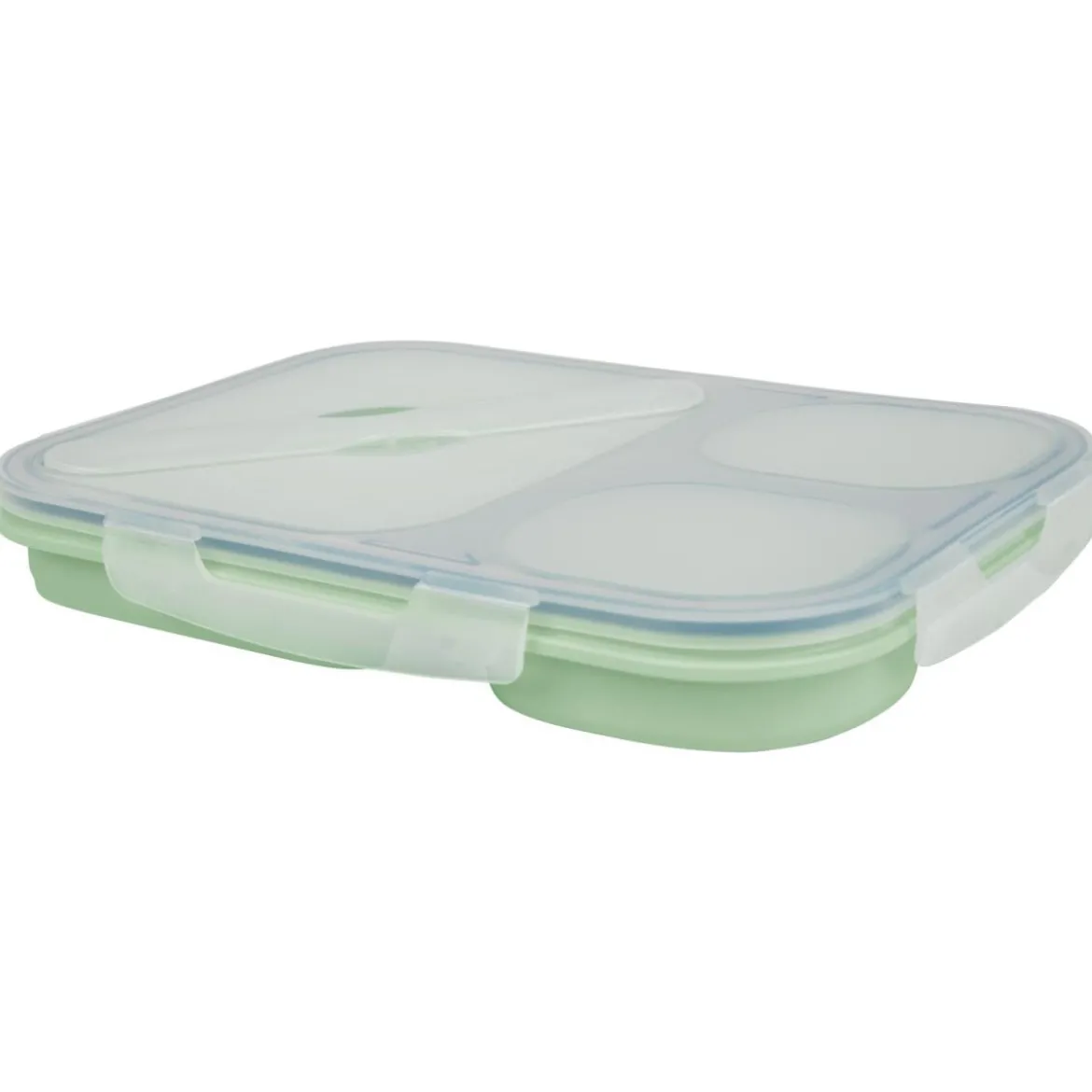 SILVERCREST® Faltbare Frischhaltedosen / Lunchbox, aus hitzebeständigem Silikon - B-Ware
