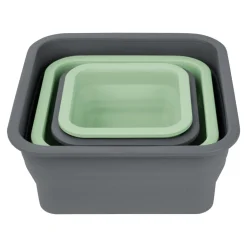 SILVERCREST® Faltbare Frischhaltedosen / Lunchbox, aus hitzebeständigem Silikon - B-Ware