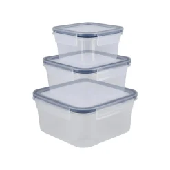 SILVERCREST® Frischhaltedosen-Set, 6-teilig (quadratisch & rund) - B-Ware sehr gut