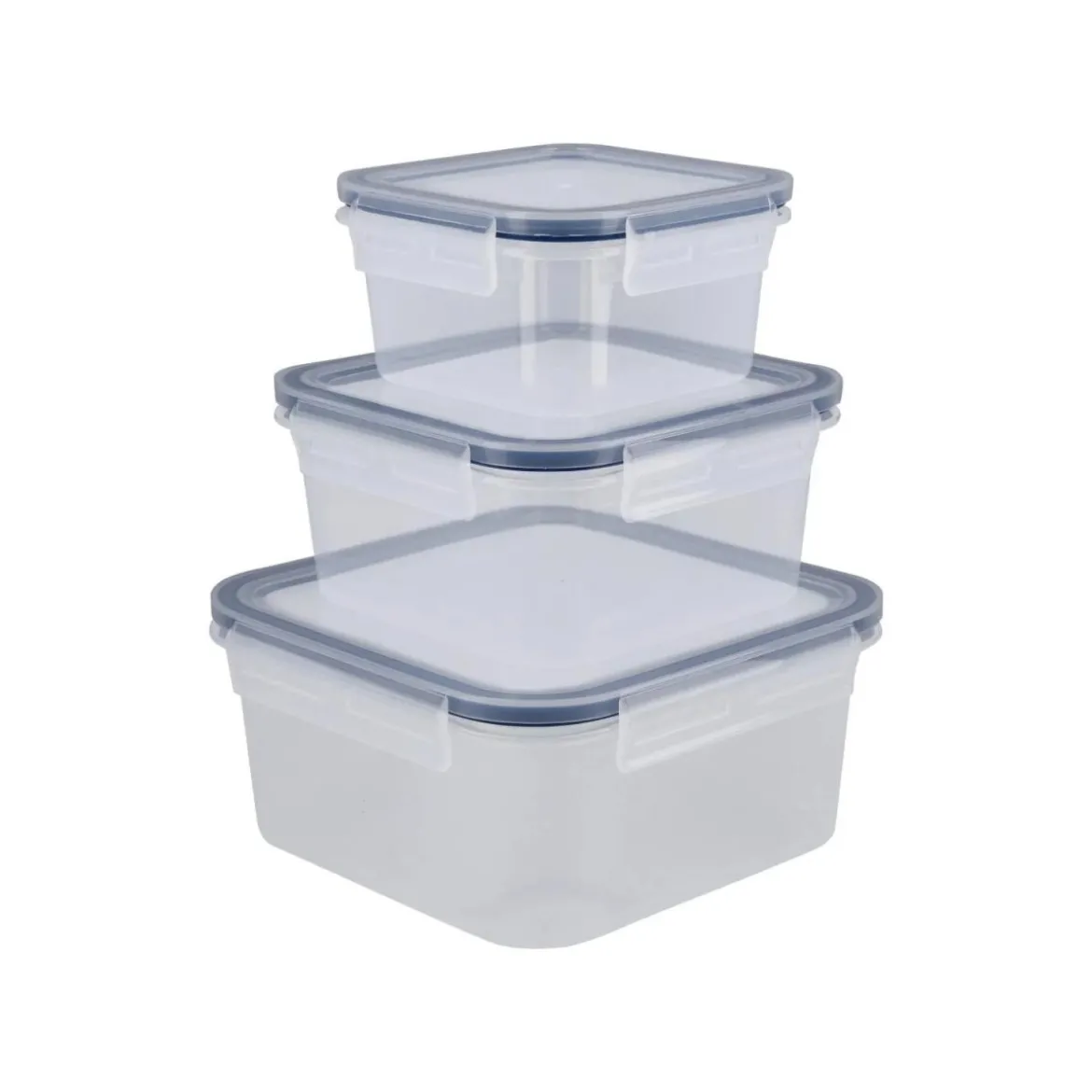SILVERCREST® Frischhaltedosen-Set, 6-teilig (quadratisch & rund) - B-Ware sehr gut