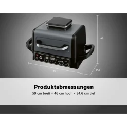 SILVERCREST® Grill und Smoker, elektrisch - B-Ware neuwertig