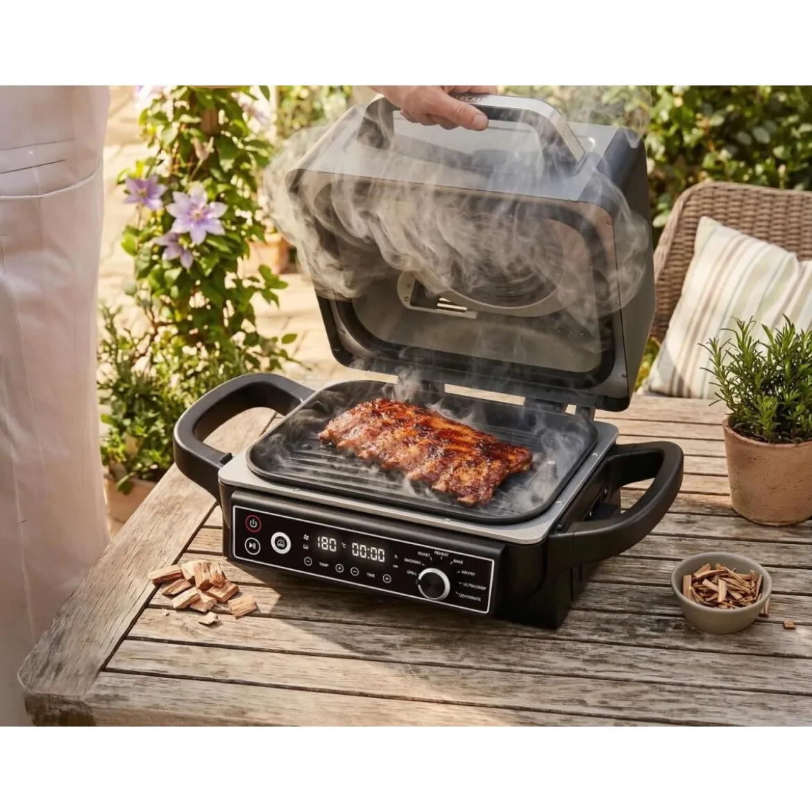 SILVERCREST® Grill und Smoker, elektrisch - B-Ware neuwertig
