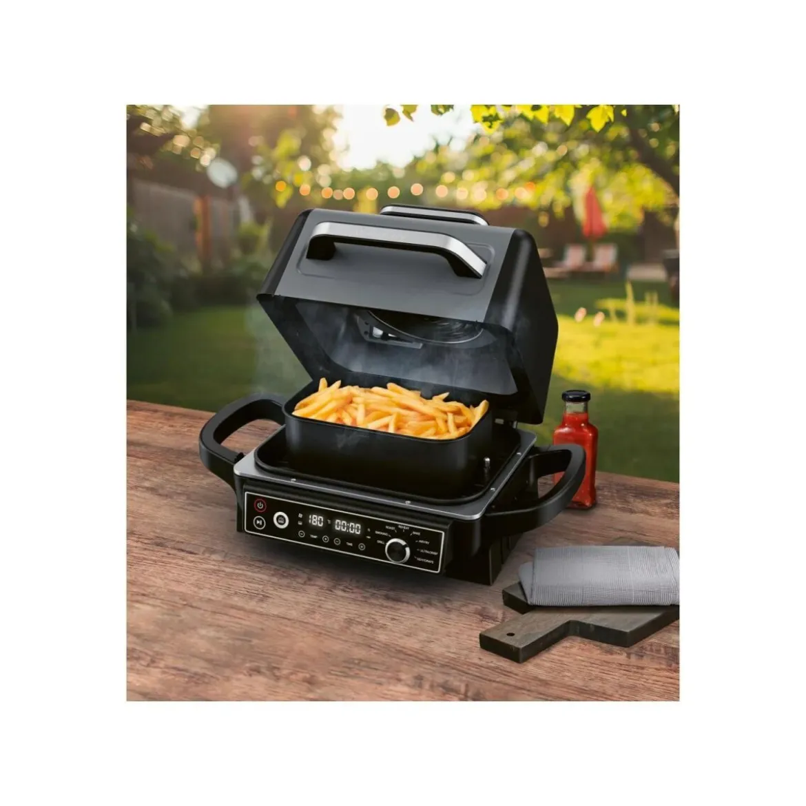 SILVERCREST® Grill und Smoker, elektrisch - B-Ware neuwertig