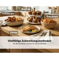 SILVERCREST® Heißluftfritteuse »SHFD 2150 B1«, 6,7 l - B-Ware