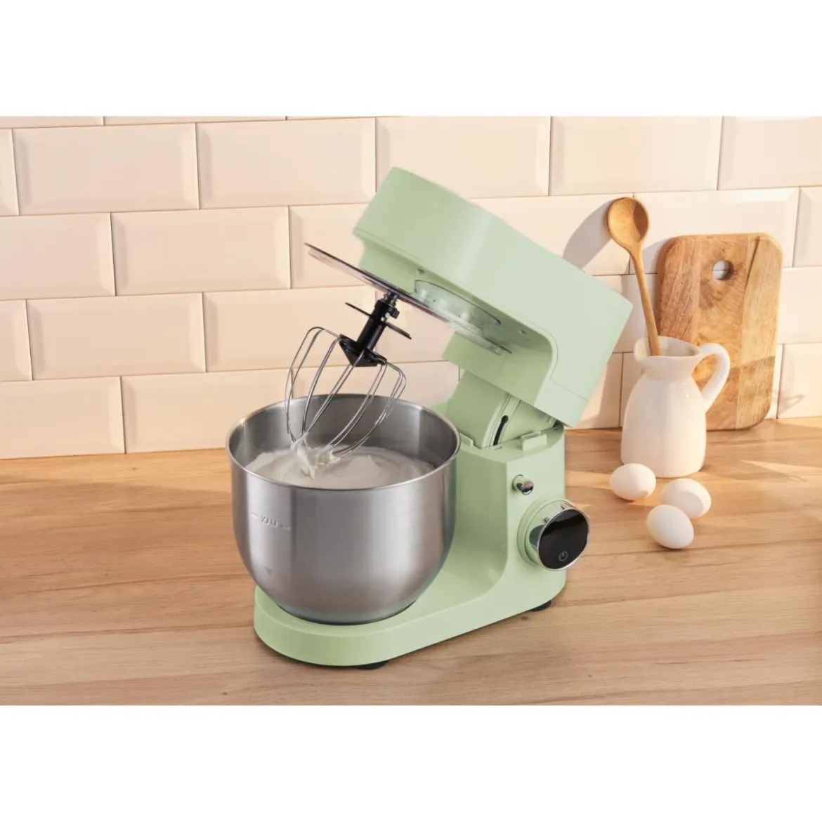 SILVERCREST® Küchenmaschine SKM 600 F1, pastell - B-Ware neuwertig