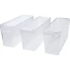 SILVERCREST® Kühlschrank-Organizer mit Deckel, 3er Set, 3,4 L - B-Ware Transportschaden Kosmetisch