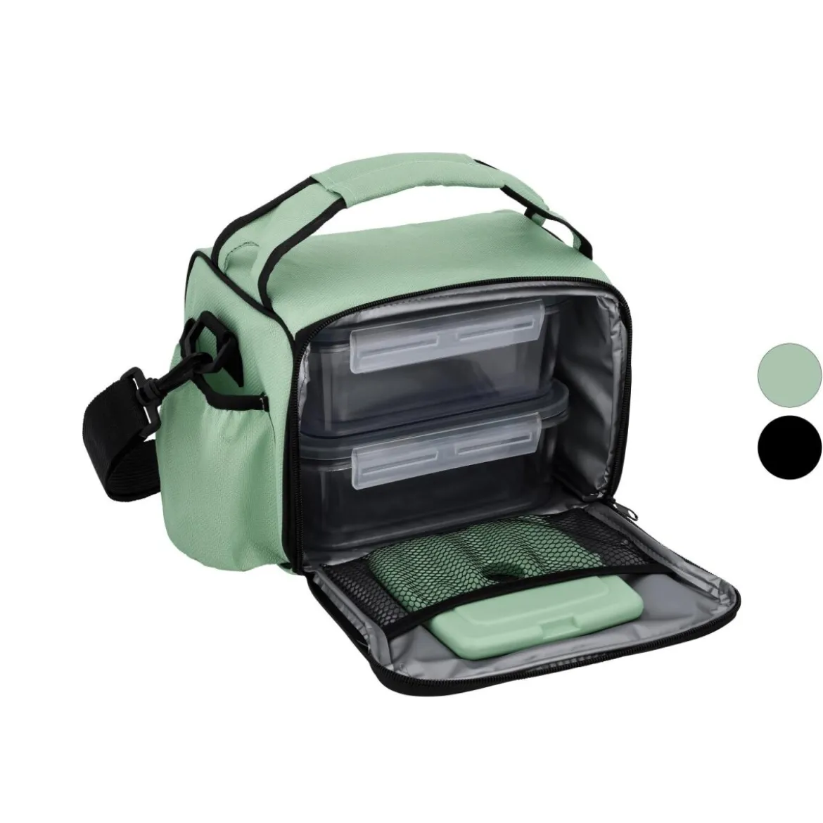 SILVERCREST® Kühltasche mit Frischhaltedosen-Set, 5-teilig - B-Ware