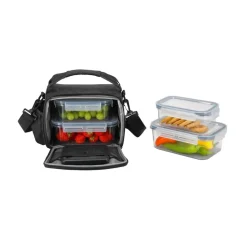 SILVERCREST® Kühltasche mit Frischhaltedosen-Set, 5-teilig - B-Ware