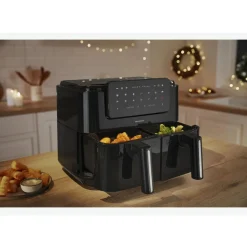 SILVERCREST® KITCHEN TOOLS Doppelzonen Heißtluftfritteuse »A1 SHLFDD 2400«, 2200–2600 W - B-Ware sehr gut