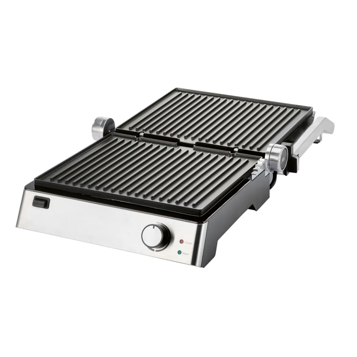 SILVERCREST® KITCHEN TOOLS Kontaktgrill SKGE 2000 D3, 180° aufklappbar - B-Ware