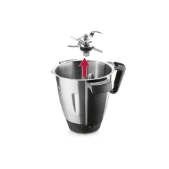 SILVERCREST® KITCHEN TOOLS Monsieur Cuisine smart SKMS 1200 B2, rot - B-Ware neuwertig