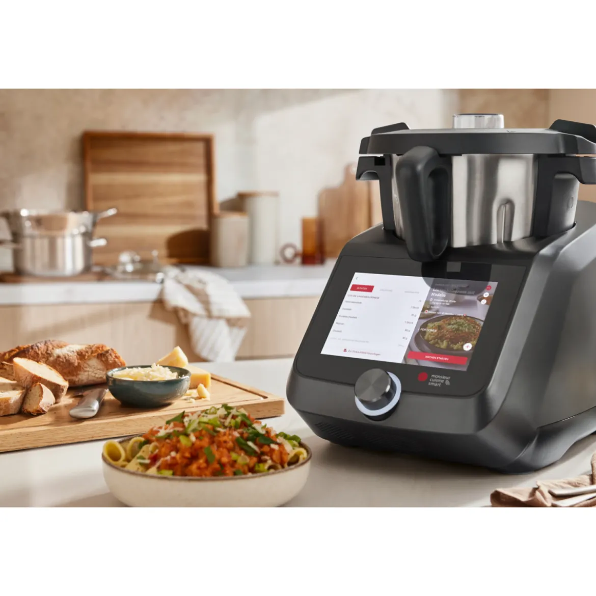 SILVERCREST® KITCHEN TOOLS Monsieur Cuisine smart SKMS 1200 C1, anthrazit - B-Ware
