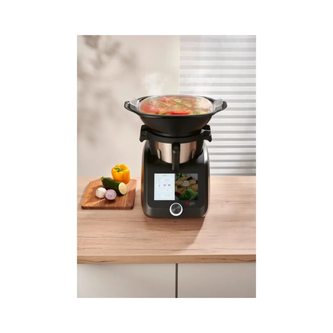 SILVERCREST® KITCHEN TOOLS Monsieur Cuisine smart SKMS 1200 C1, anthrazit - B-Ware