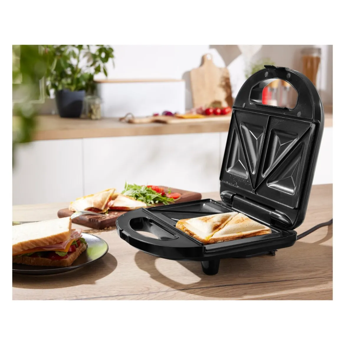SILVERCREST® KITCHEN TOOLS Sandwichmaker »SSWM 750 C3«, mit Backampel - B-Ware sehr gut