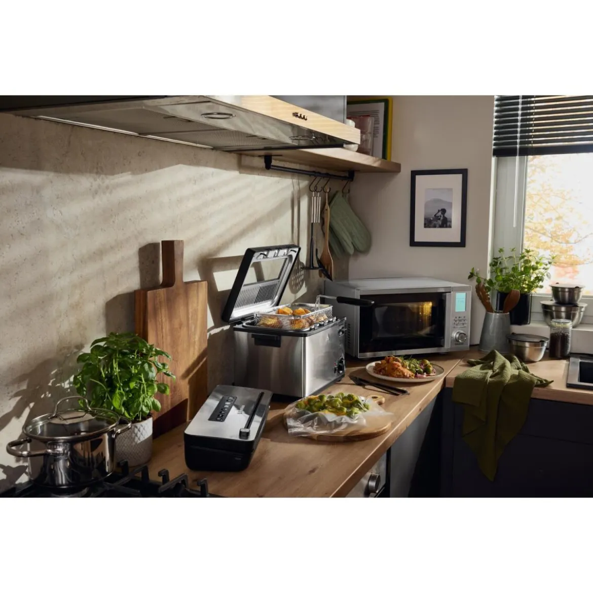 SILVERCREST® Mikrowelle Edelstahl 4 in 1 25L SMWEDS 900 A1 - B-Ware neuwertig