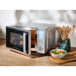 SILVERCREST® Mikrowelle Edelstahl 4 in 1 25L SMWEDS 900 A1 - B-Ware neuwertig