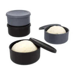 SILVERCREST® Pizzateig-Boxen, 4 Stück - B-Ware neuwertig