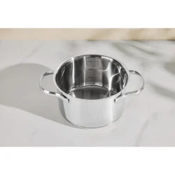 SILVERCREST® Premium-Edelstahltopf, Ø 16 cm - B-Ware neuwertig
