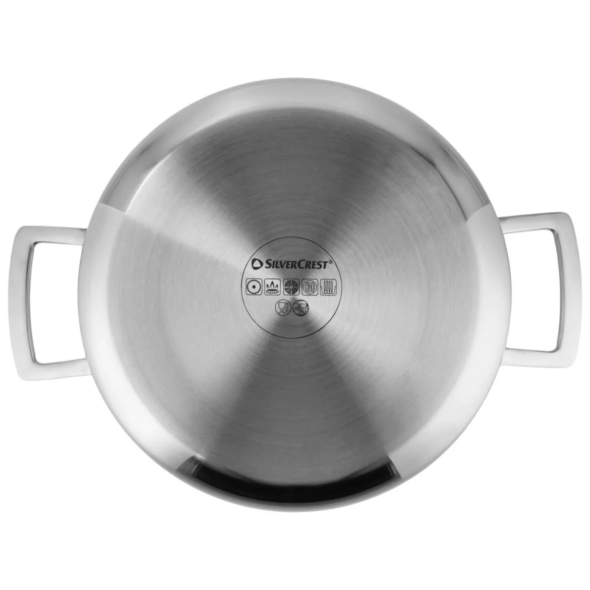 SILVERCREST® Premium-Edelstahltopf, mit Wabenstruktur, Ø 24 cm - B-Ware neuwertig