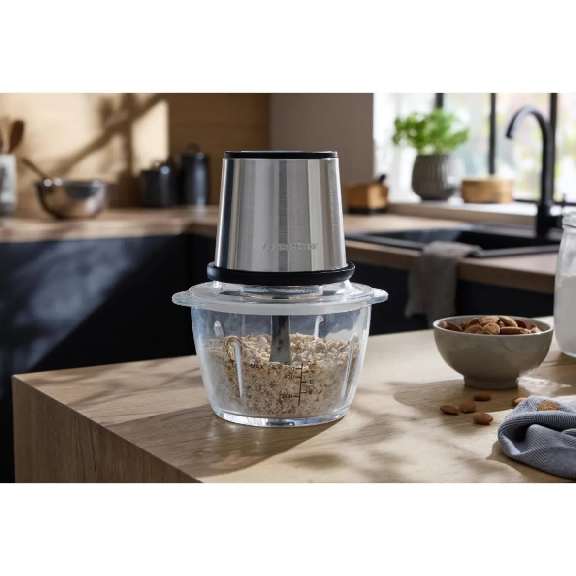 SILVERCREST® Premium-Multizerkleinerer, »SMZE 500 E1«, silber - B-Ware sehr gut
