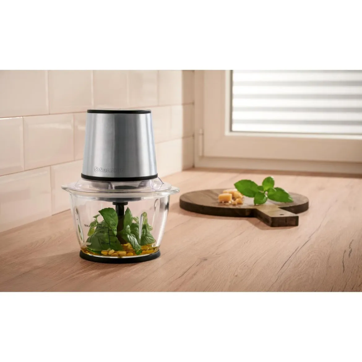 SILVERCREST® Premium-Multizerkleinerer, »SMZE 500 E1«, silber - B-Ware sehr gut
