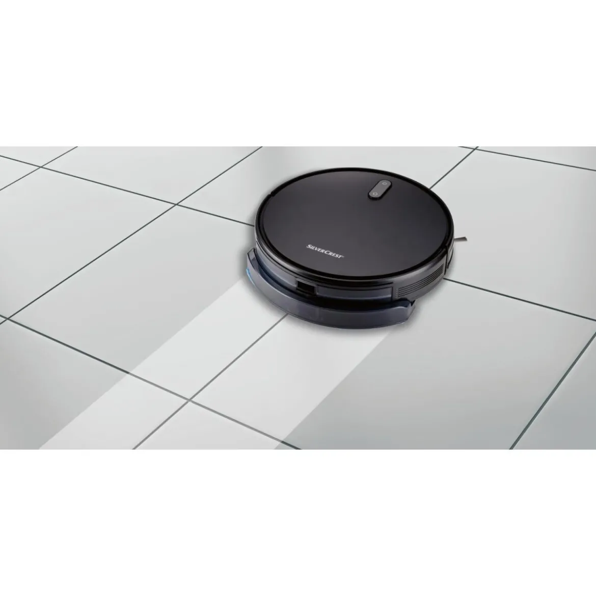 SILVERCREST® Saugroboter SSWR C2, mit Wischfunktion, schwarz - B-Ware