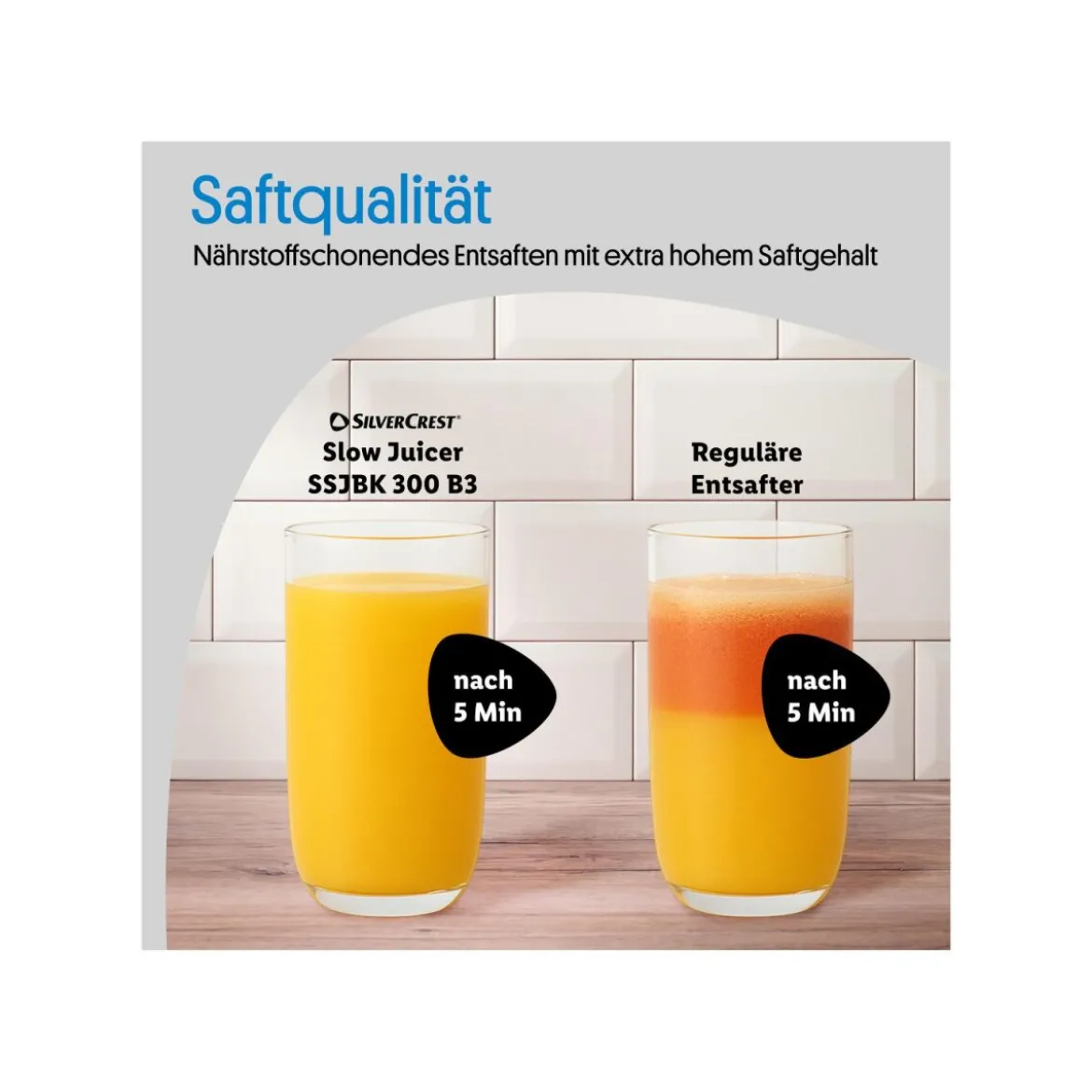 SILVERCREST® Slow Juicer »SSJBK 300 B3« - B-Ware