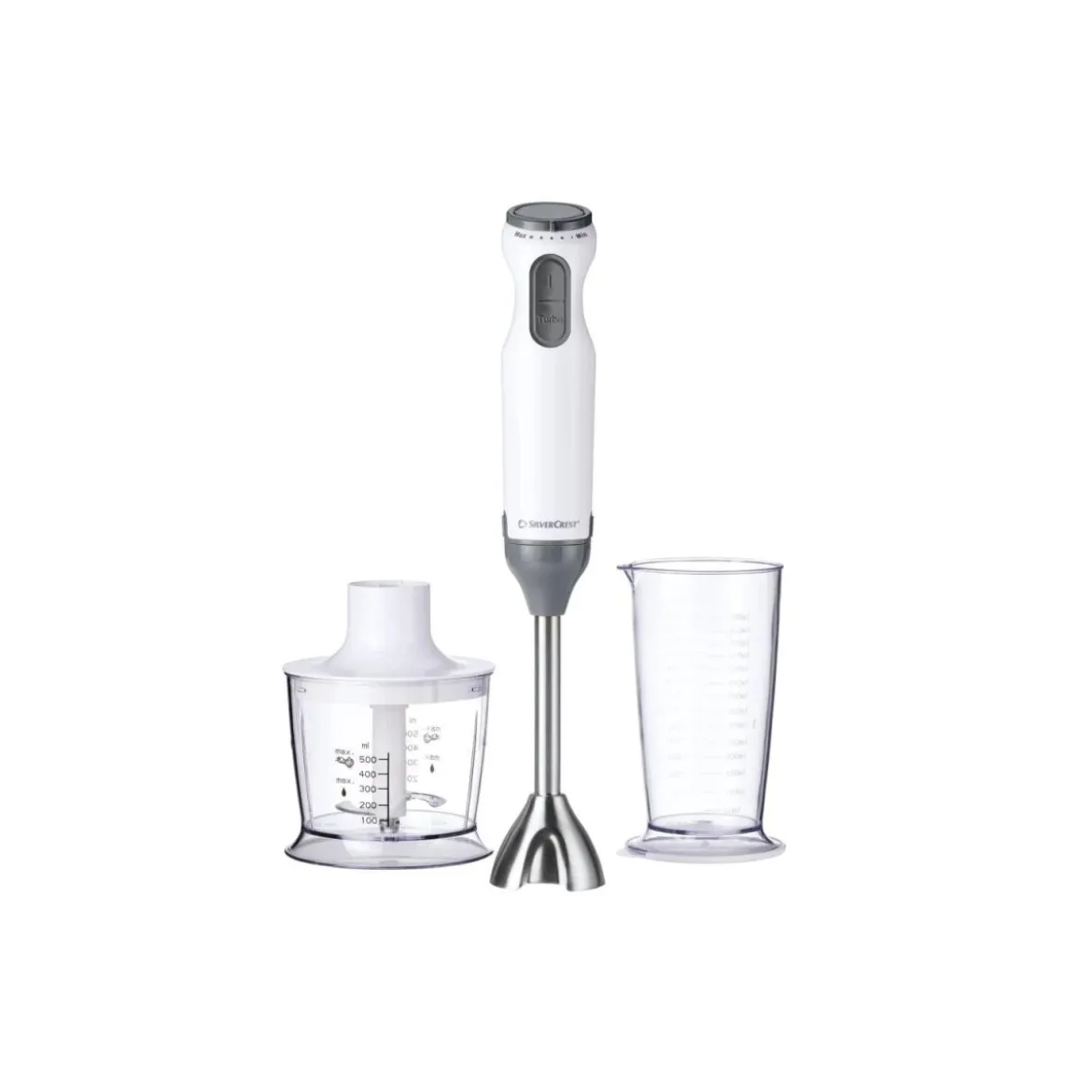 SILVERCREST® Stabmixer-Set SSMS 600 G1, 4-teilig - B-Ware