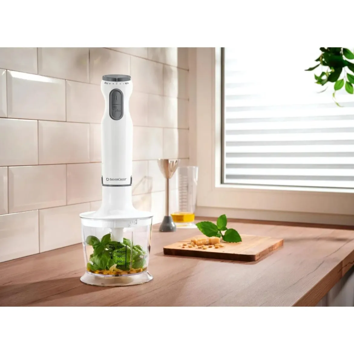 SILVERCREST® Stabmixer-Set SSMS 600 G1, 4-teilig - B-Ware