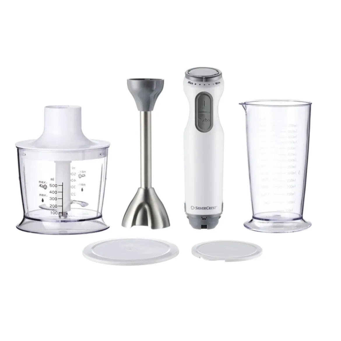 SILVERCREST® Stabmixer-Set SSMS 600 G1, 4-teilig - B-Ware