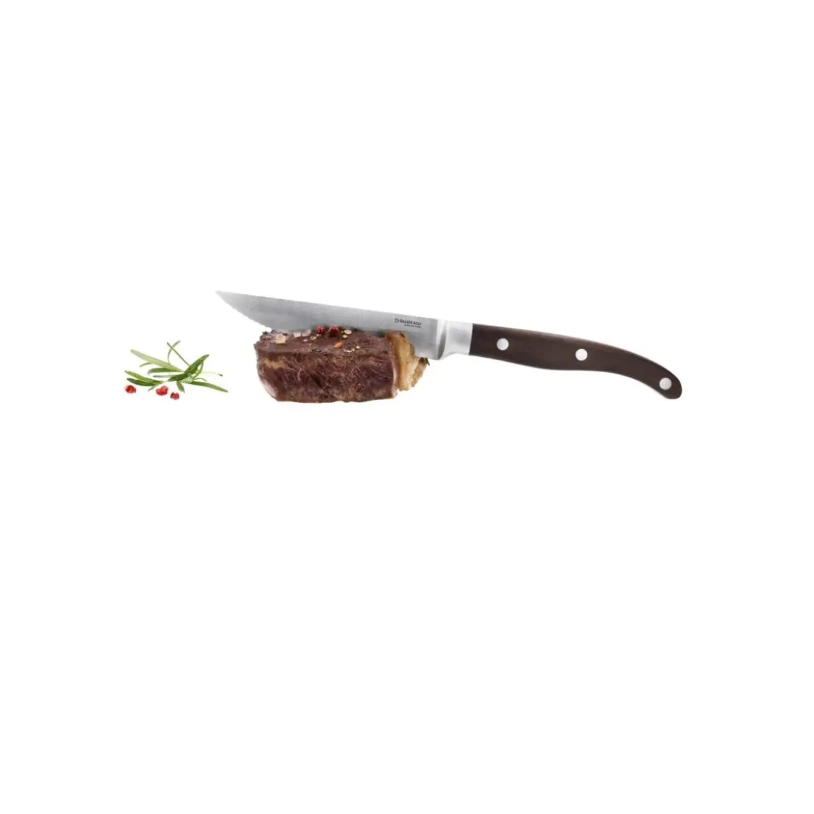 SILVERCREST® Steakmesser-Set (schwarz-braun) - B-Ware neuwertig